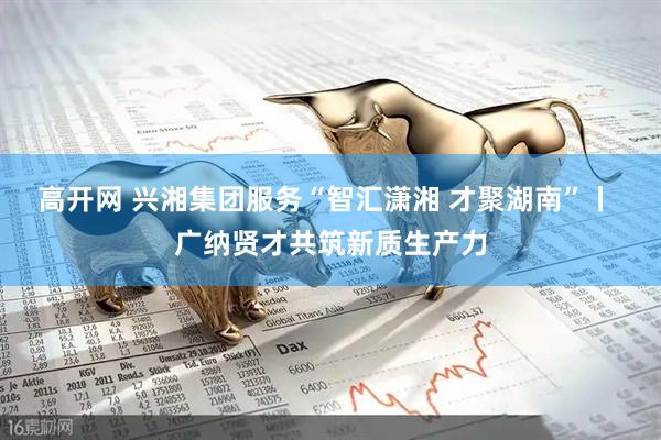高开网 兴湘集团服务“智汇潇湘 才聚湖南”丨 广纳贤才共筑新质生产力