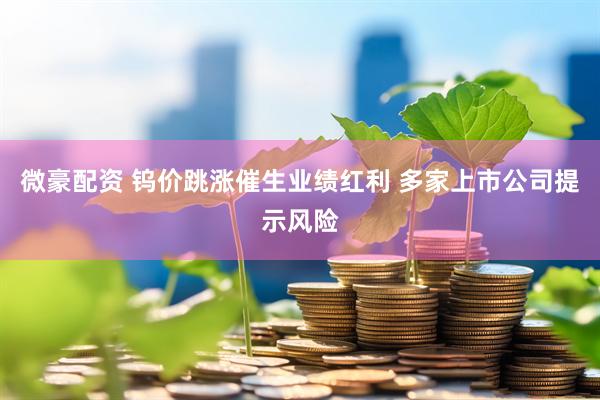 微豪配资 钨价跳涨催生业绩红利 多家上市公司提示风险
