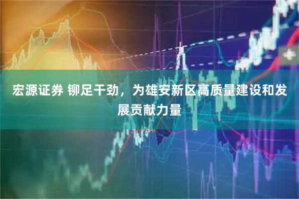 宏源证券 铆足干劲，为雄安新区高质量建设和发展贡献力量