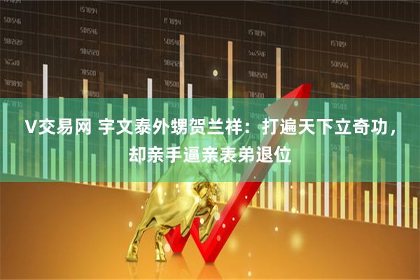 V交易网 宇文泰外甥贺兰祥：打遍天下立奇功，却亲手逼亲表弟退位